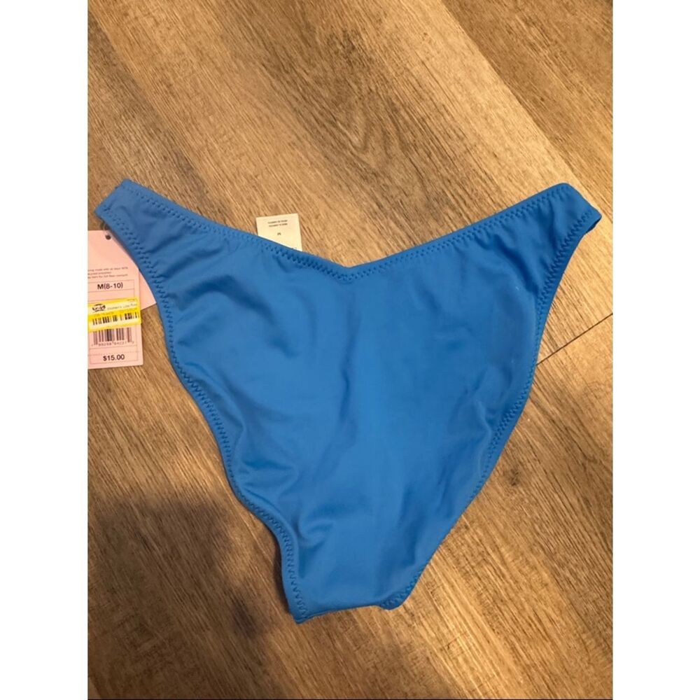 Bright Blue Low-Rise Bikini Bottoms Wild Fable - Picture 3 of 3